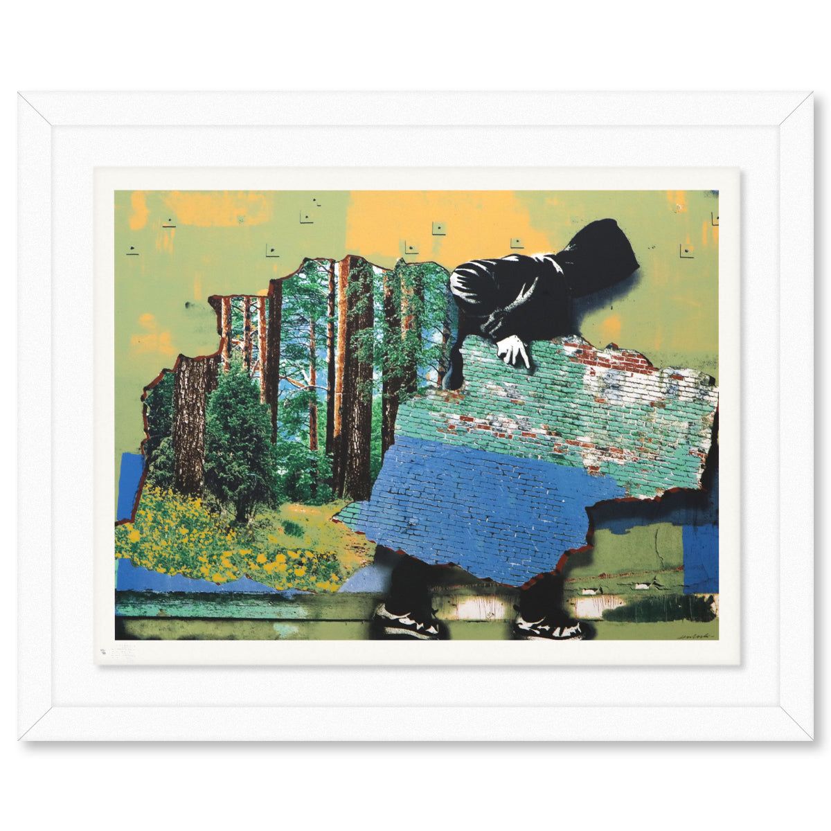 Hijack- Screenprint in colors "Reveal Your True Nature, 2024"
