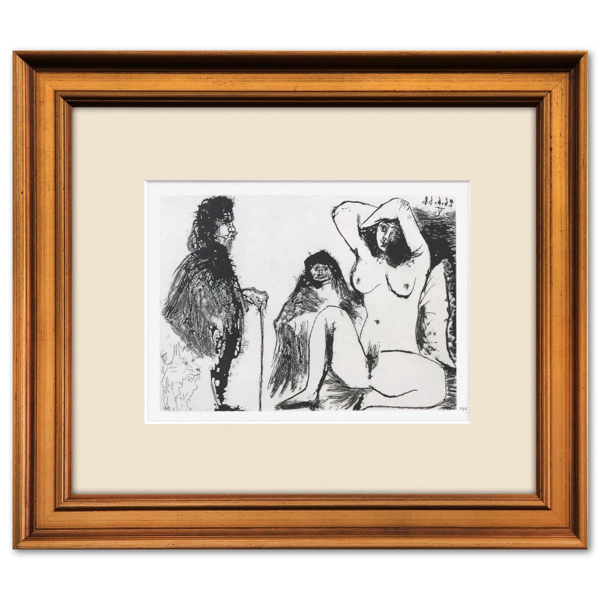 After Pablo Picasso- Offset Lithograph "From The 347 Series"