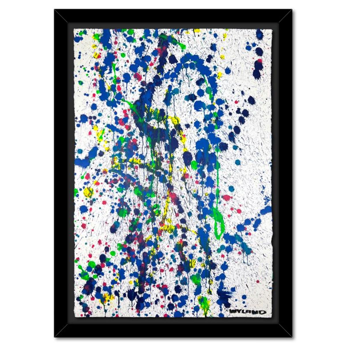 Wyland- Original Watercolor Painting on Deckle Edge Paper "Untitled"