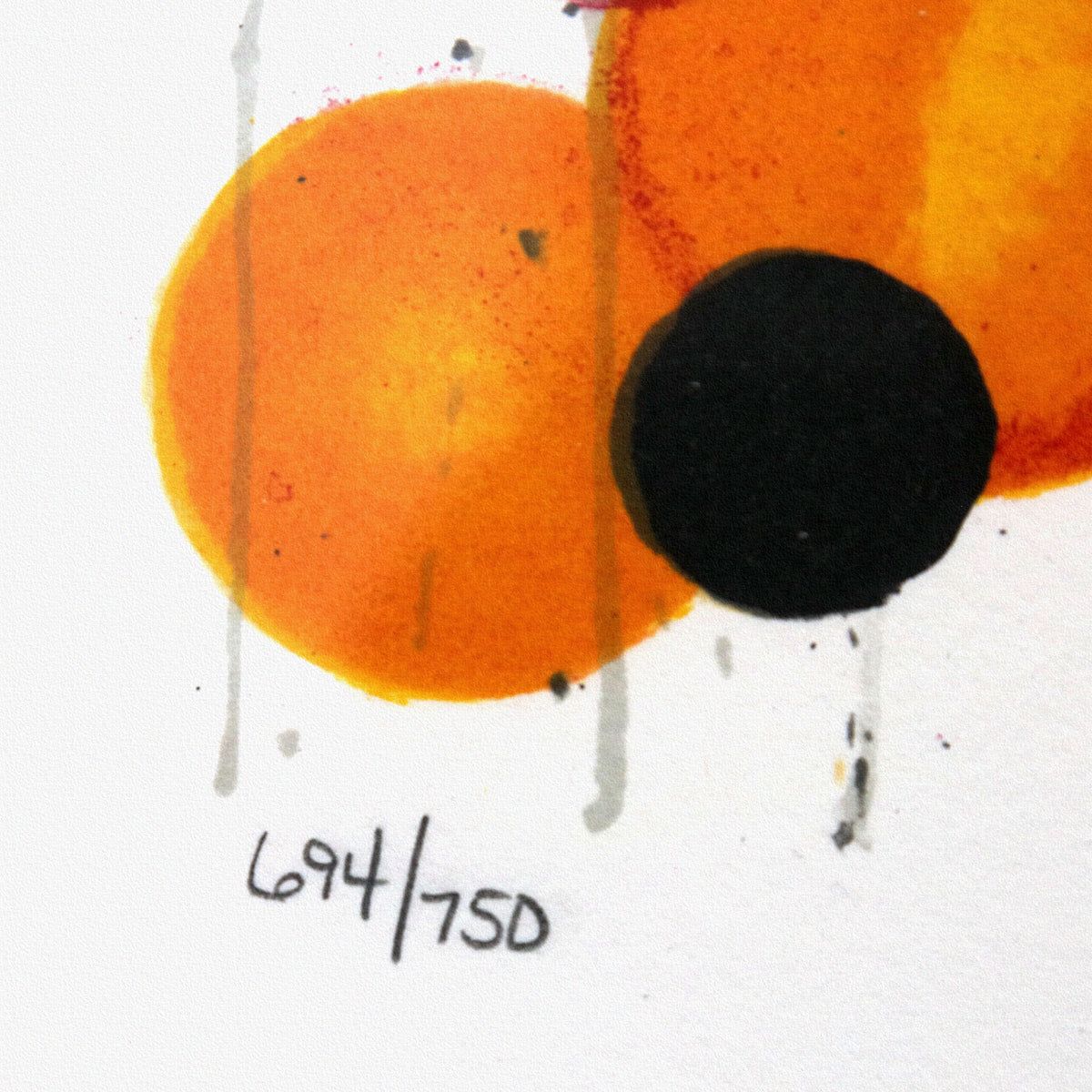 Tom Everhart- Hand Pulled Original Lithograph "Play that Funky Music"