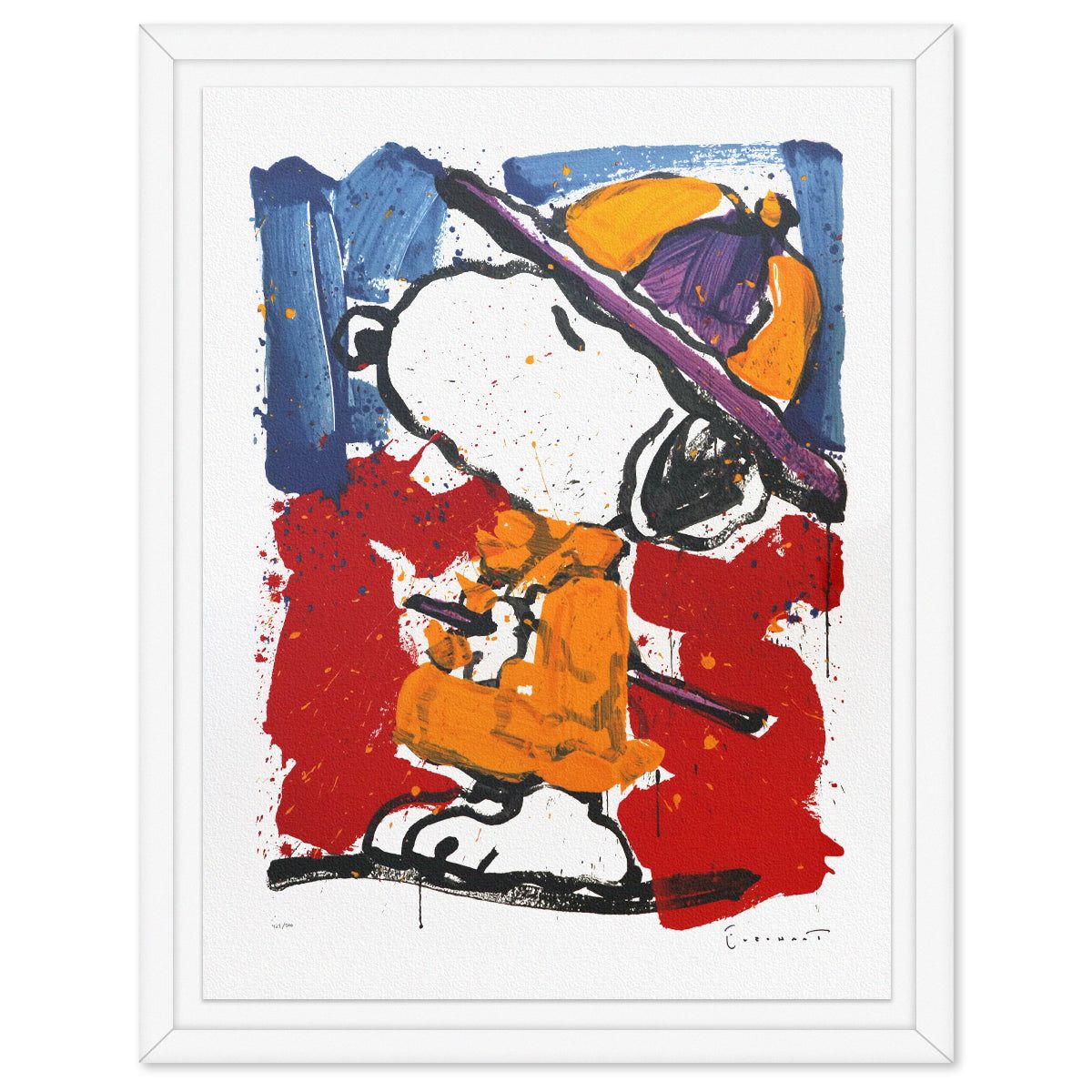 Tom Everhart- Hand Pulled Original Lithograph "Prada Puss"