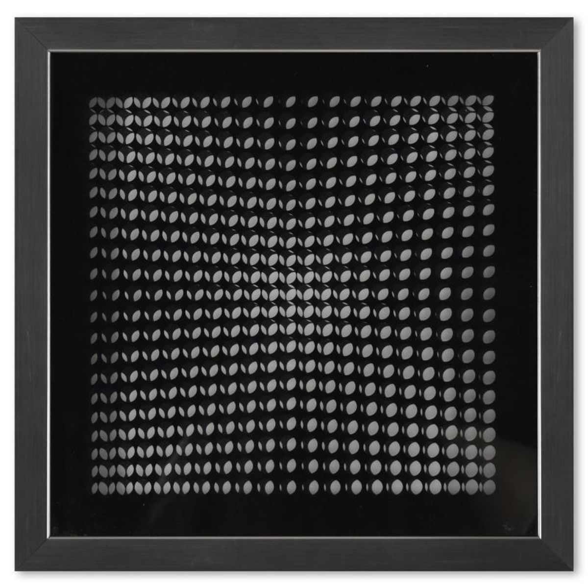 Victor Vasarely (1908-1997), "Trois Dimensions Optique de la serie Cinetiques" Framed 1973 Dimensional Art with Letter of Authenticity