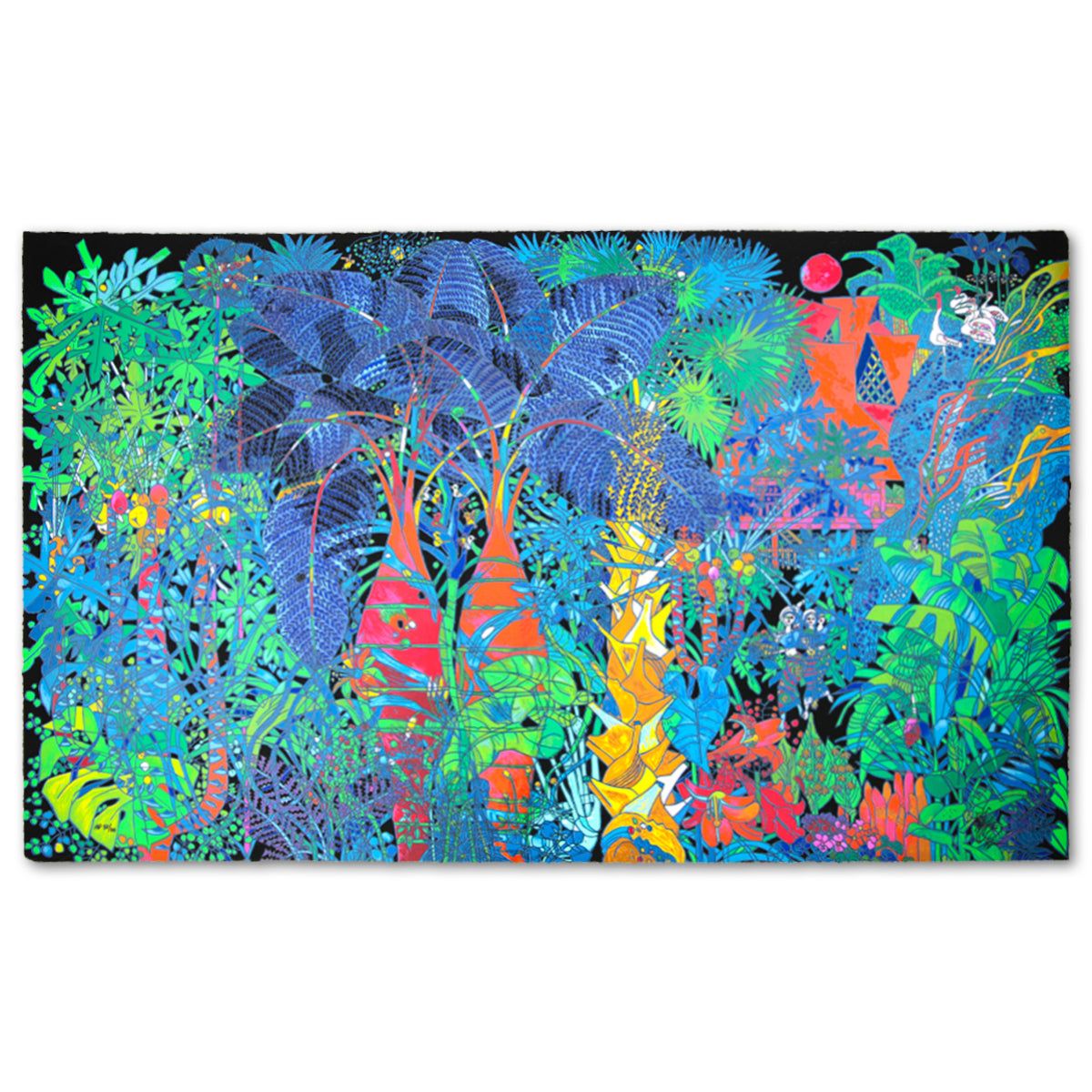 Jian Tie Feng- Silkscreen "Lovers Tree"
