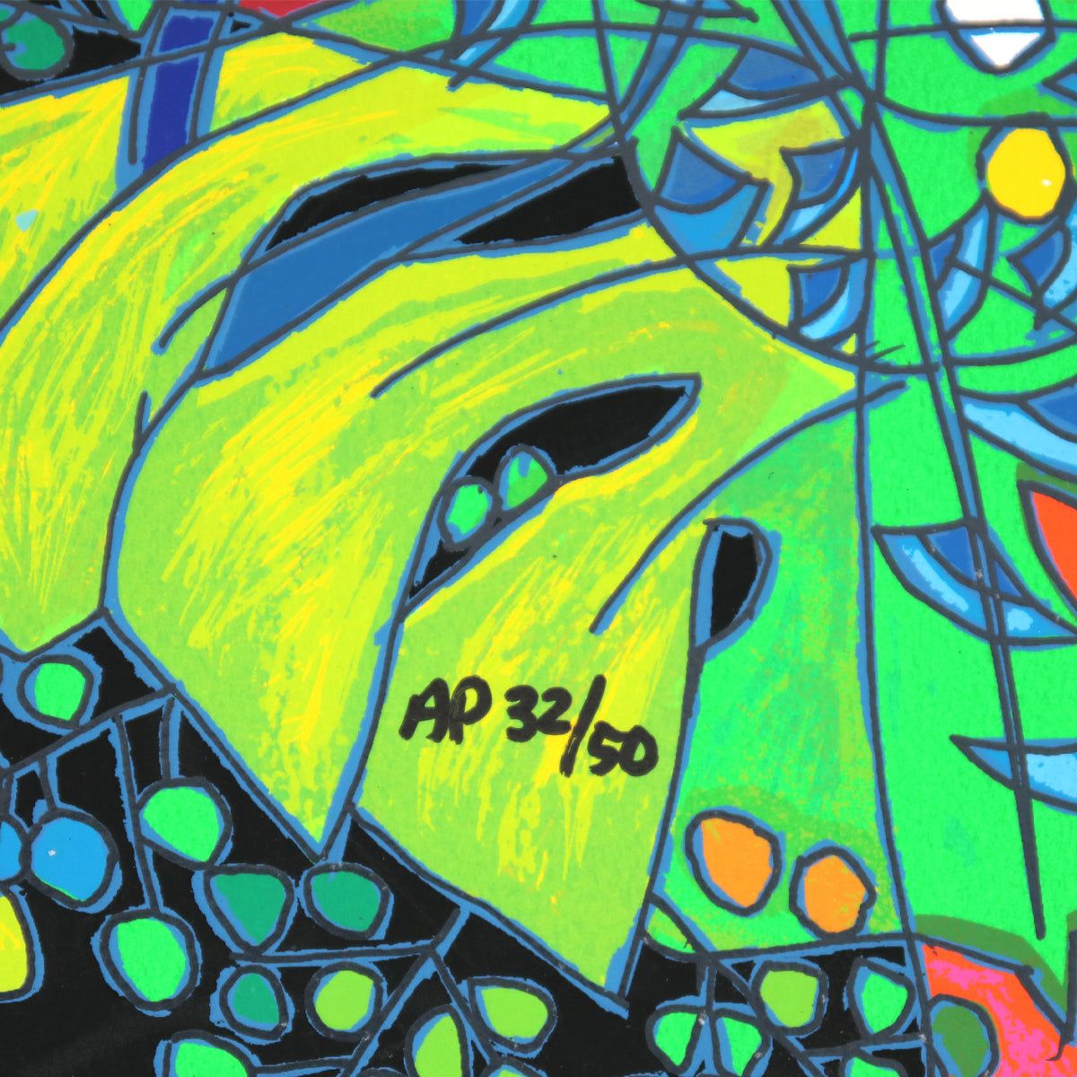 Jian Tie Feng- Silkscreen "Lovers Tree"