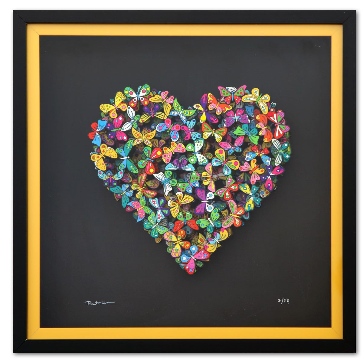 Patricia Govezensky- 3D Multilayered Woodcut "Love in Paradise"