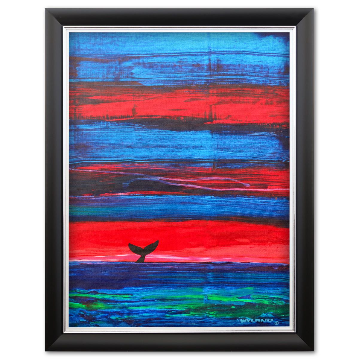 Wyland- Original Painting on Canvas "Abstract"