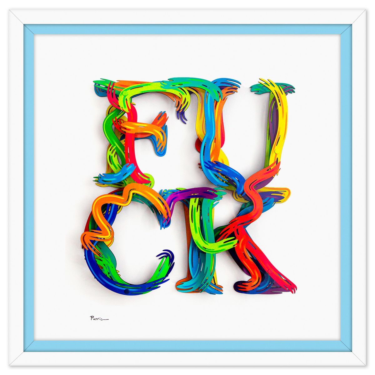 Patricia Govezensky- 3D Multilayered Woodcut "Freedom of Expression"