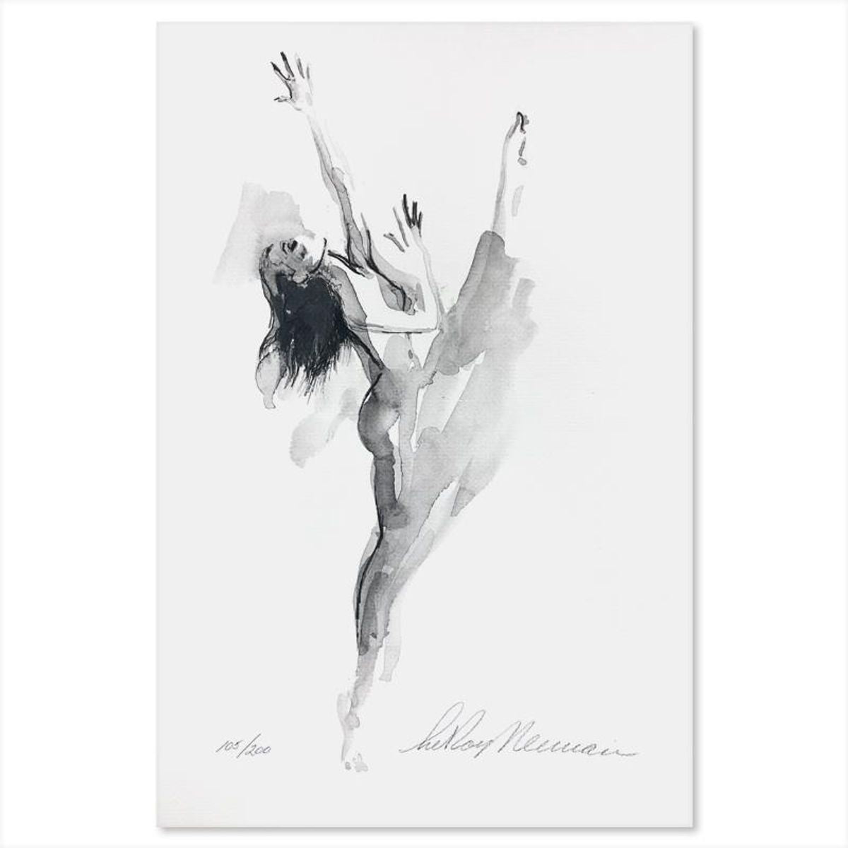LeRoy Neiman (1921-2012), "Martha Graham 5 Piece Suite" Limited Edition Lithographs, Numbered 107/200 and Hand Signed with Letter of Authenticity.