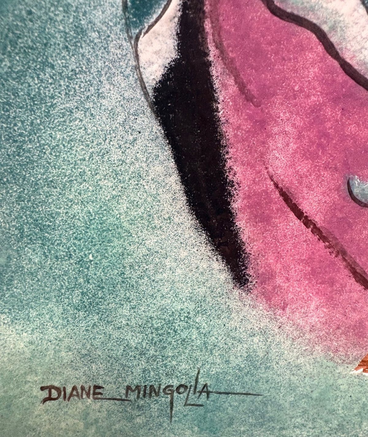 Diane Mingolia- Original painting on copper panel