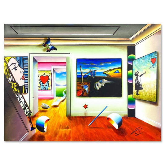 Ferjo, Original Oil Painting on Canvas, Hand Signed with Letter of Authenticity