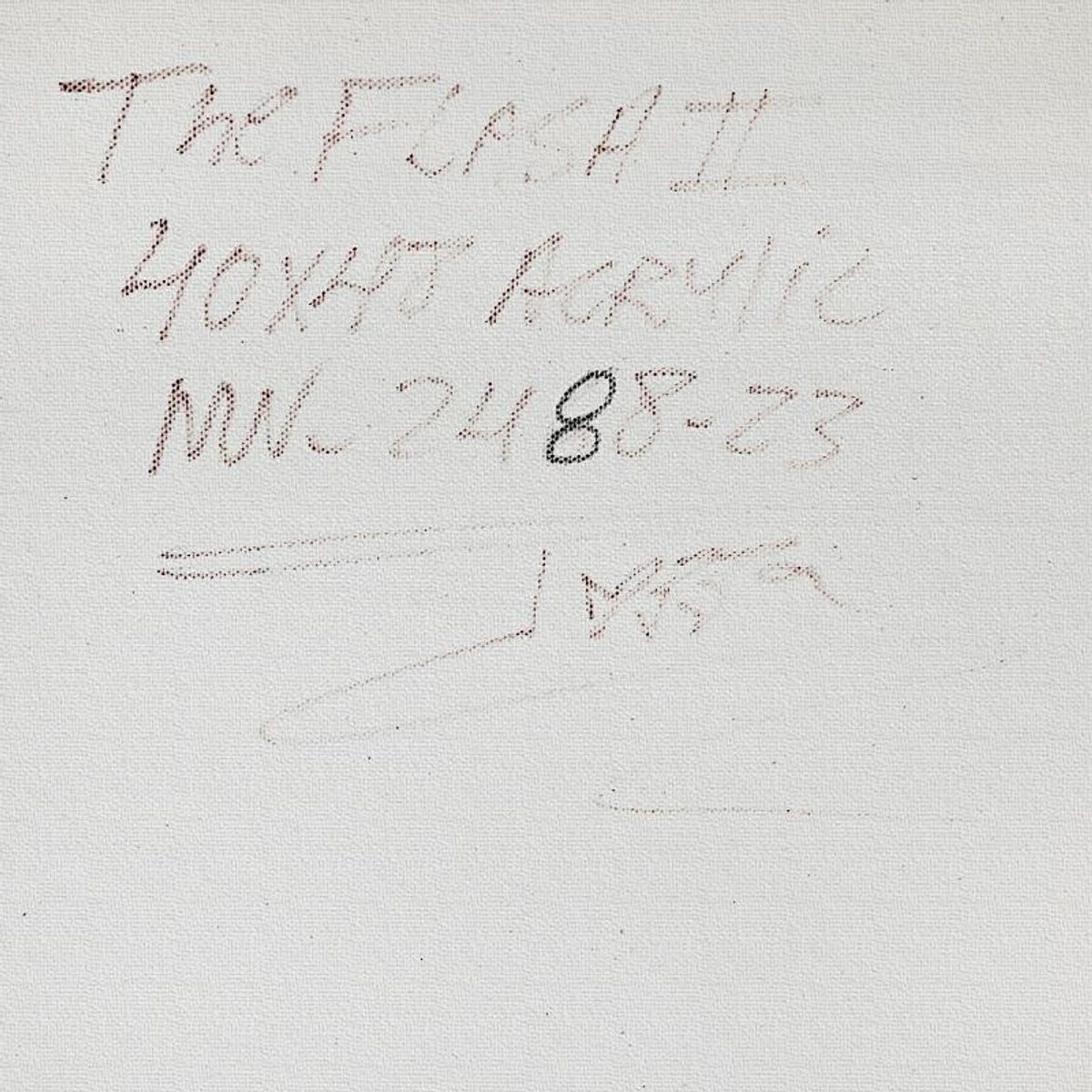 Jozza, "The Flash II" Unique Mixed Media on Canvas, Hand Signed with Letter of Authenticity.