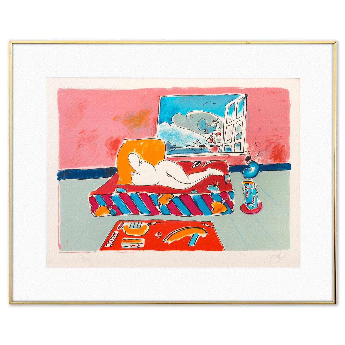 Peter Max- Lithograph "By the Window"