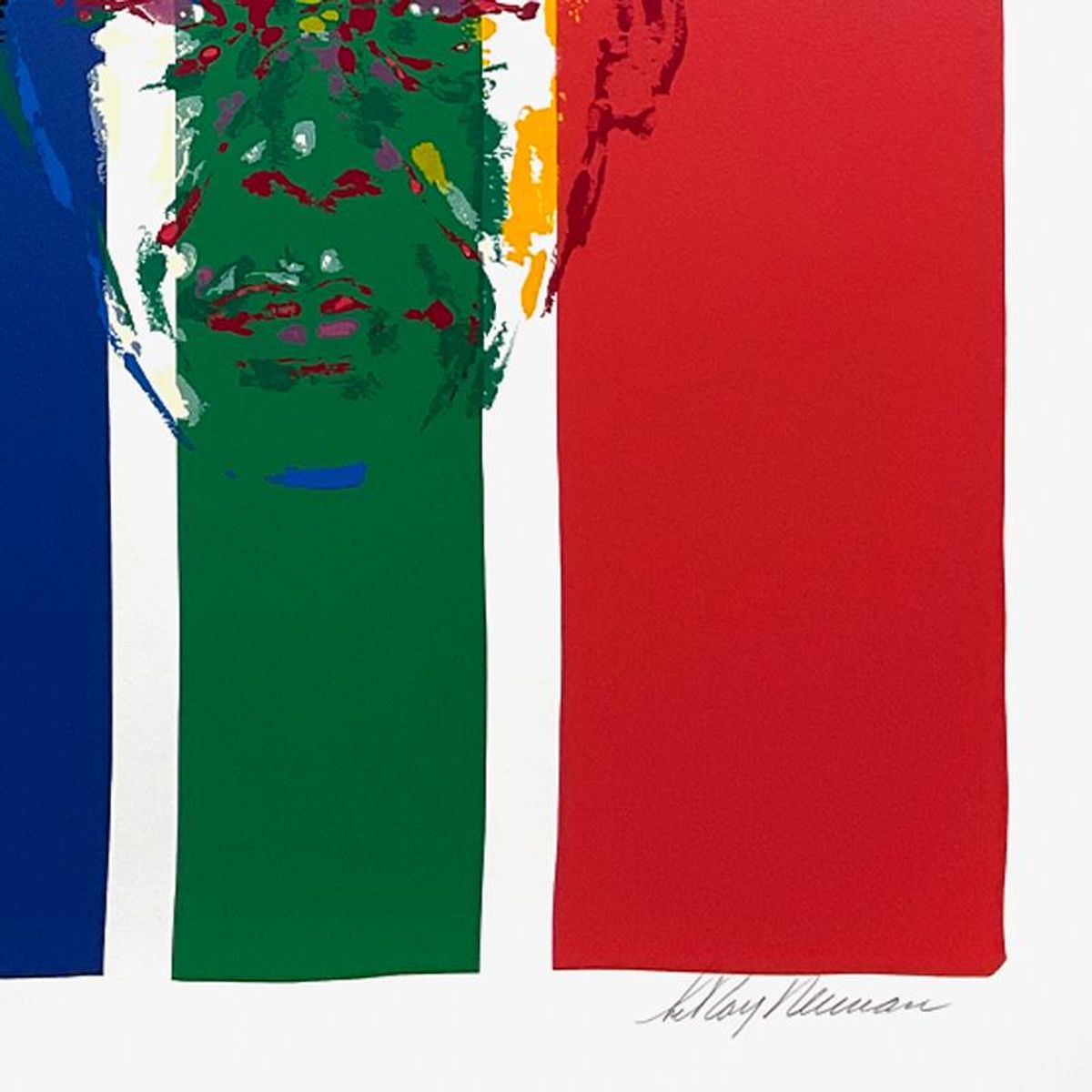 LeRoy Neiman (1921-2012), "President Nelson Mandela" Limited Edition Serigraph, Numbered 119/145 and Hand Signed with Letter of Authenticity.