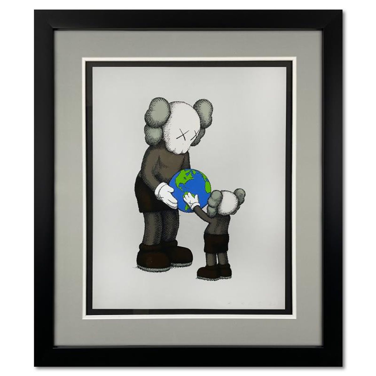 KAWS, "The Promise" Framed Limited Edition Screenprint, Numbered 205/500 and Hand Signed with Letter of Authenticity