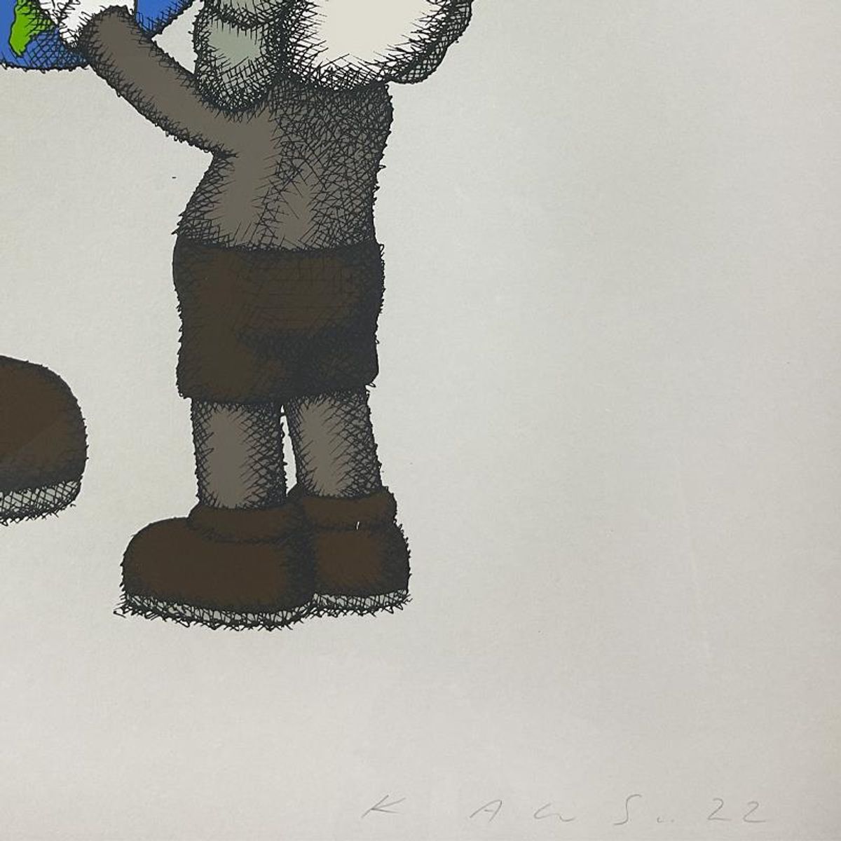 KAWS, "The Promise" Framed Limited Edition Screenprint, Numbered 205/500 and Hand Signed with Letter of Authenticity