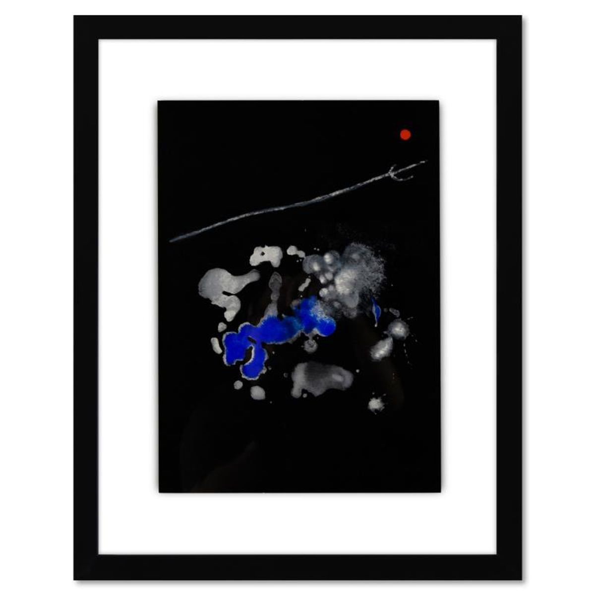 Joan Miro (1893-1983), Framed Lithograph on Paper with Letter of Authenticity.
