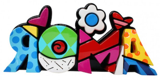 Romero Britto- Mixed Media Sculpture "Amor"