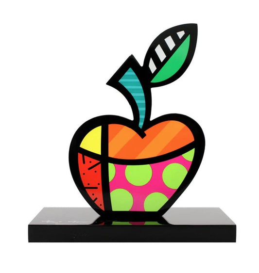 Romero Britto- Resin Sculpture with Hand Embellishments "Big Apple"