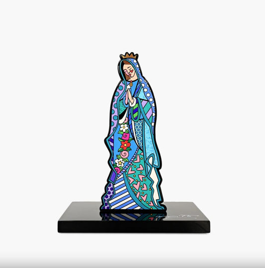 Romero Britto- Resin Sculpture with Hand Embellishments "Virgin Mary"