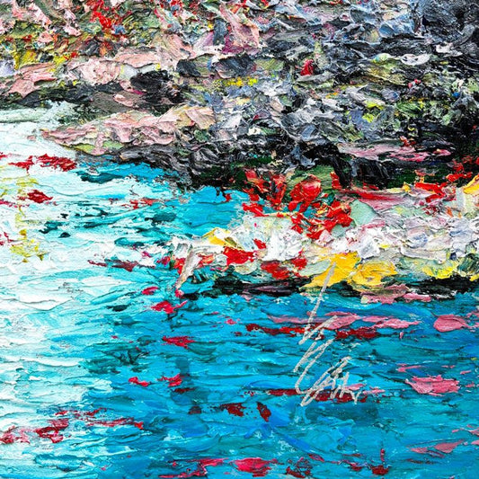 Inam, Original Oil Painting on Canvas, Hand Signed with Letter of Authenticity.