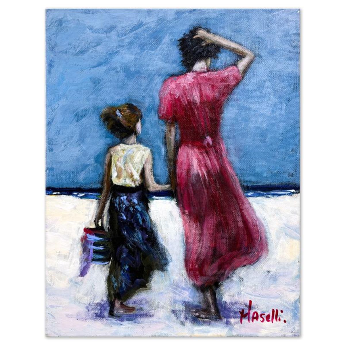 Michael Maselli, Original Painting on Canvas, Hand Signed with Letter of Authenticity.