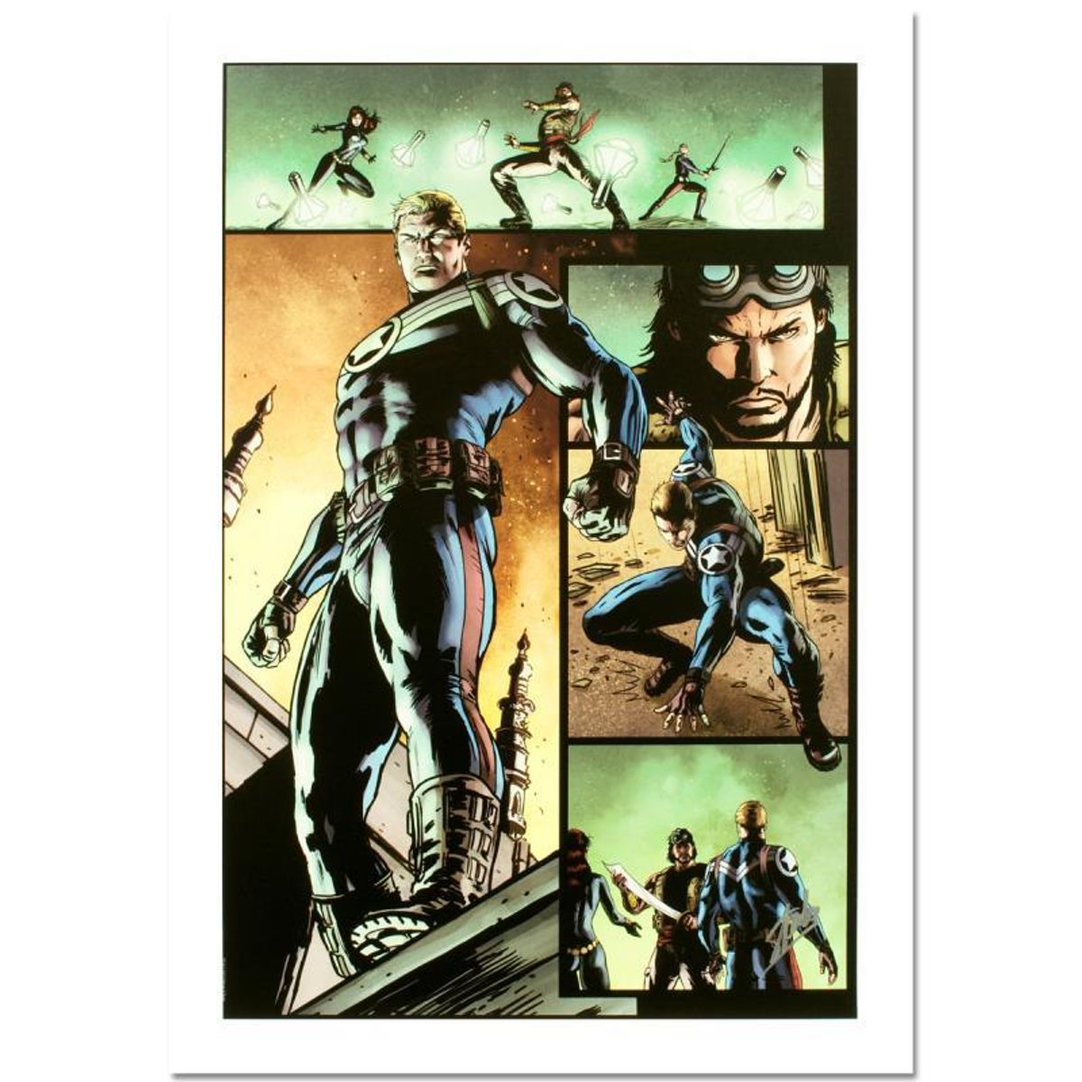 Stan Lee Signed, Marvel Comics Limited Edition Canvas 2/10 "Hulk #43" with Certificate of Authenticity.