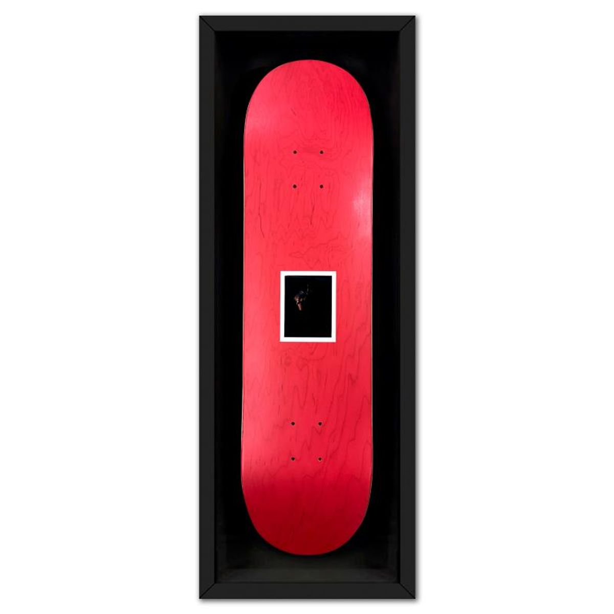 Andy Warhol (1928-1987), "Self-Portrait (Red)" Framed One-of-a-Kind Unique Edition Skateboard, Signed Inverso with Certificate of Authenticity.