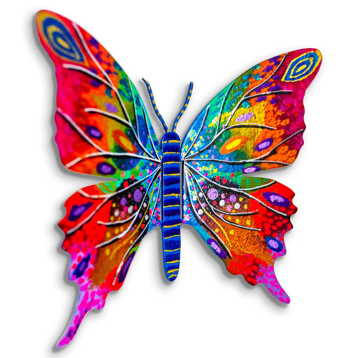 Patricia Govezensky- Original Painting on Cutout Steel "Butterfly"