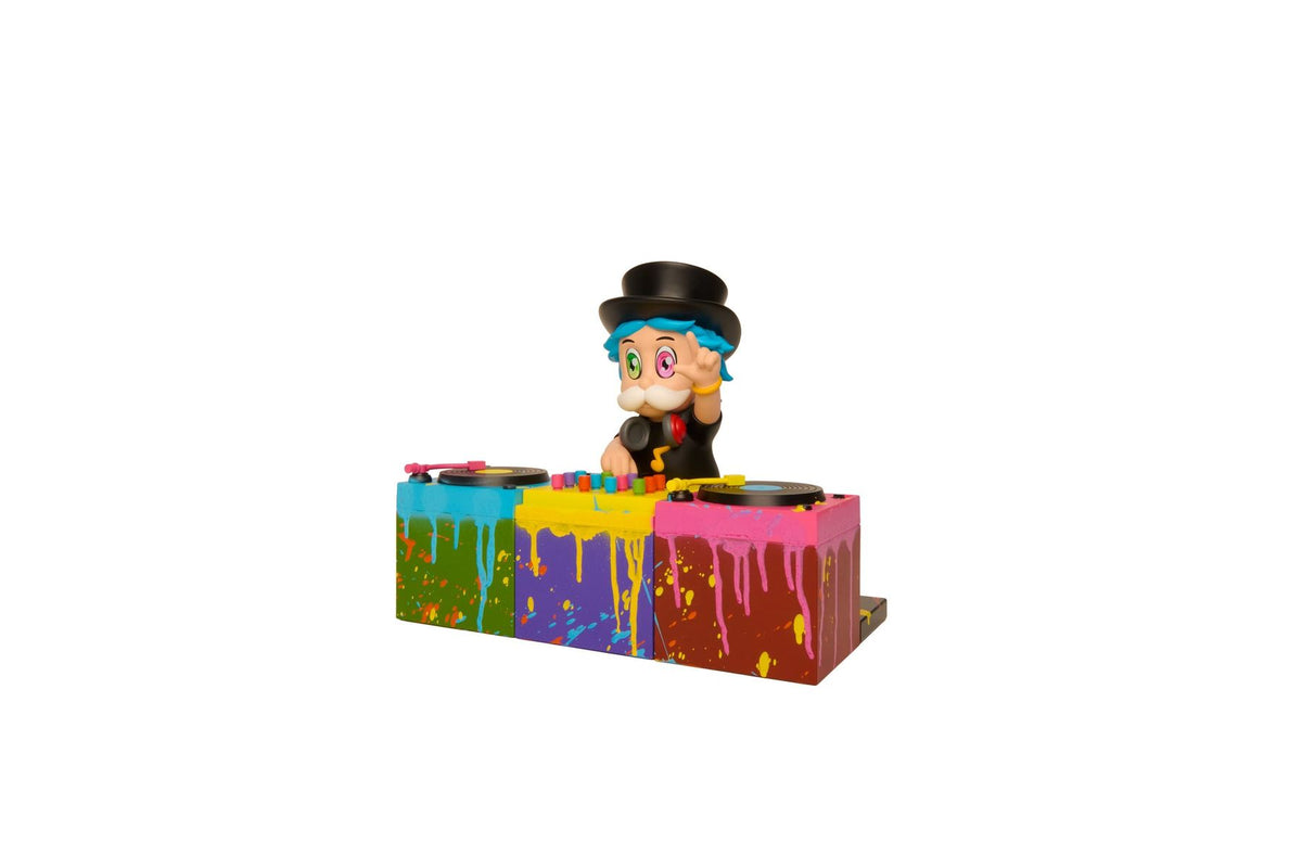 Alec Monopoly- Hand Painted Cast Vinyl "DJ Monopz"