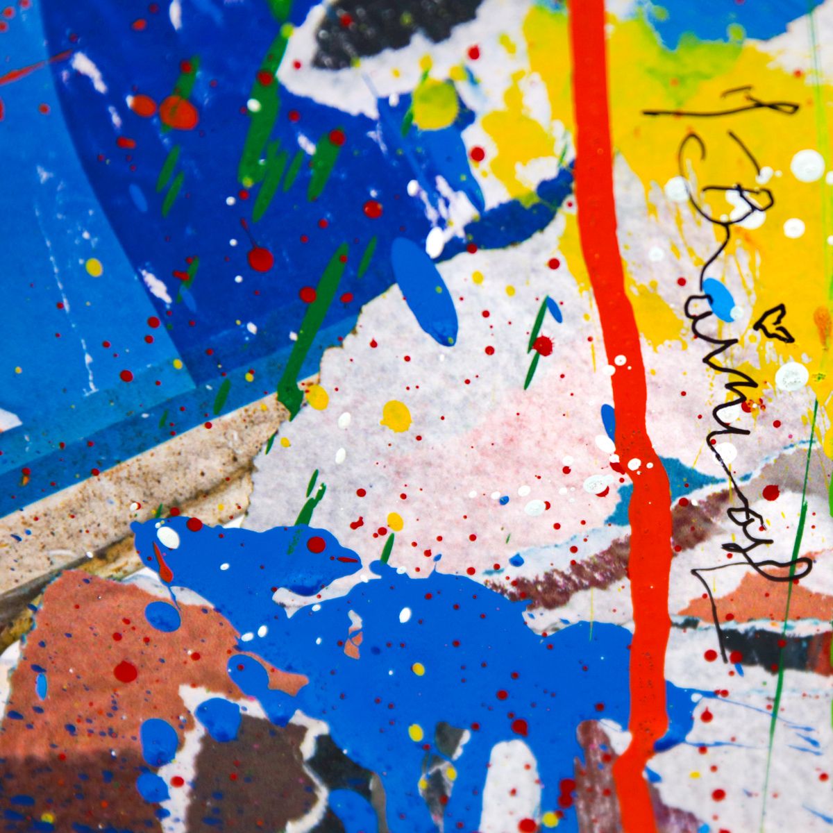 Mr. Brainwash- Stencil and Mixed Media on Fiberglass Sculpture "Vandalized Car"