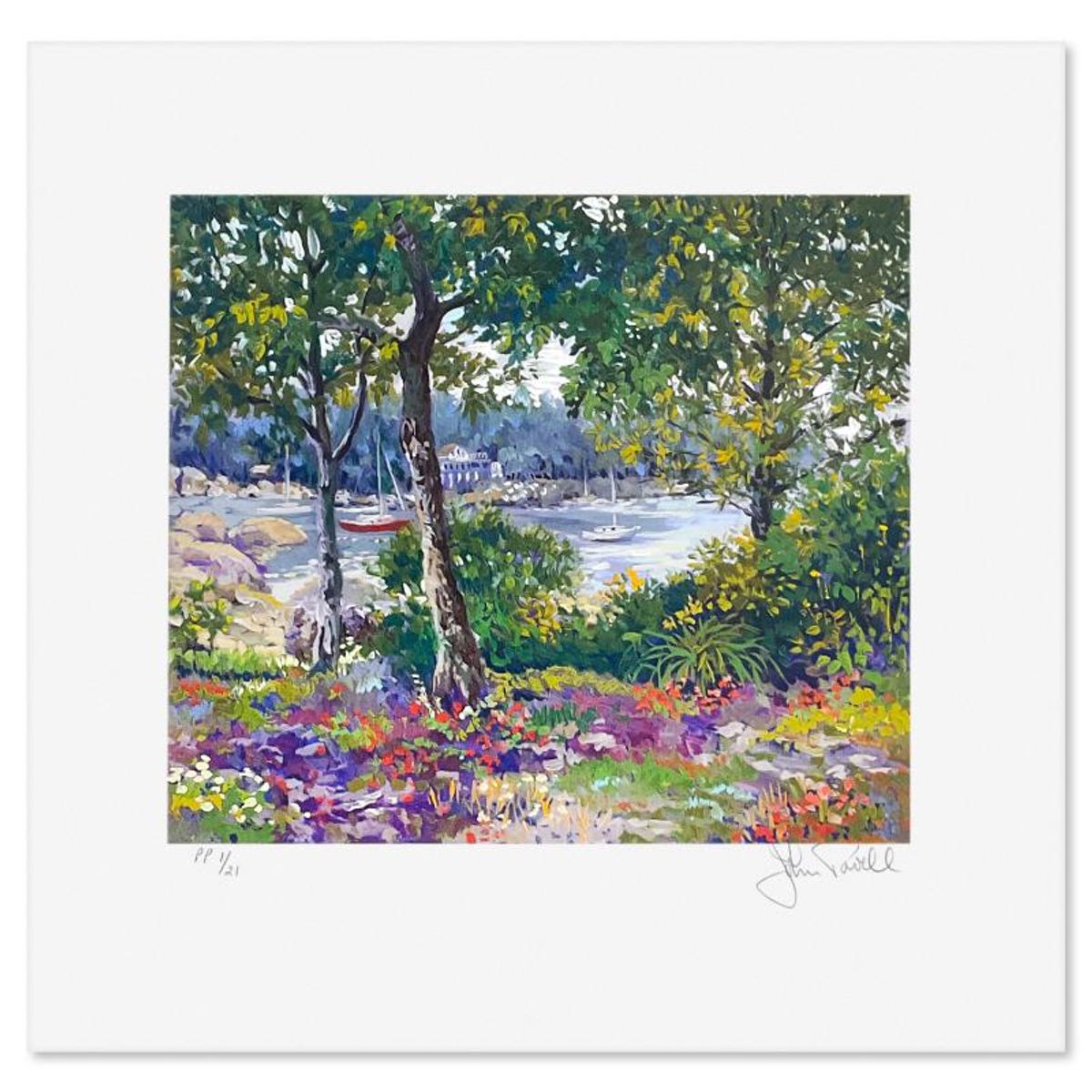 Henri Plisson (1933-2006), "Enchanted Coast" Limited Edition Serigraph, Numbered 1/21 and Hand Signed with Letter of Authenticity
