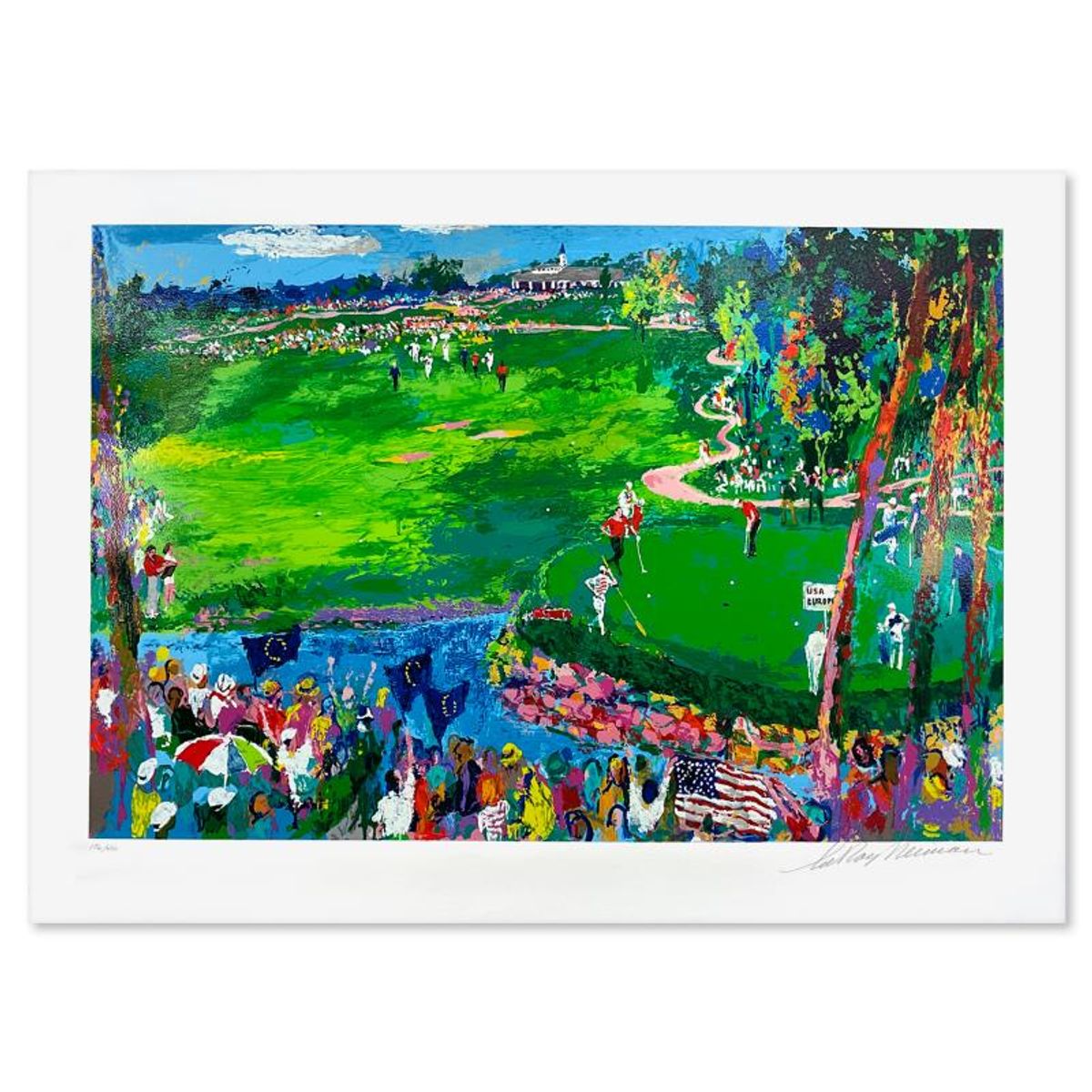 LeRoy Neiman (1921-2012), "Ryder Cup Valhalla 2008" Limited Edition Serigraph, Numbered 176/450 and Hand Signed with Letter of Authenticity.