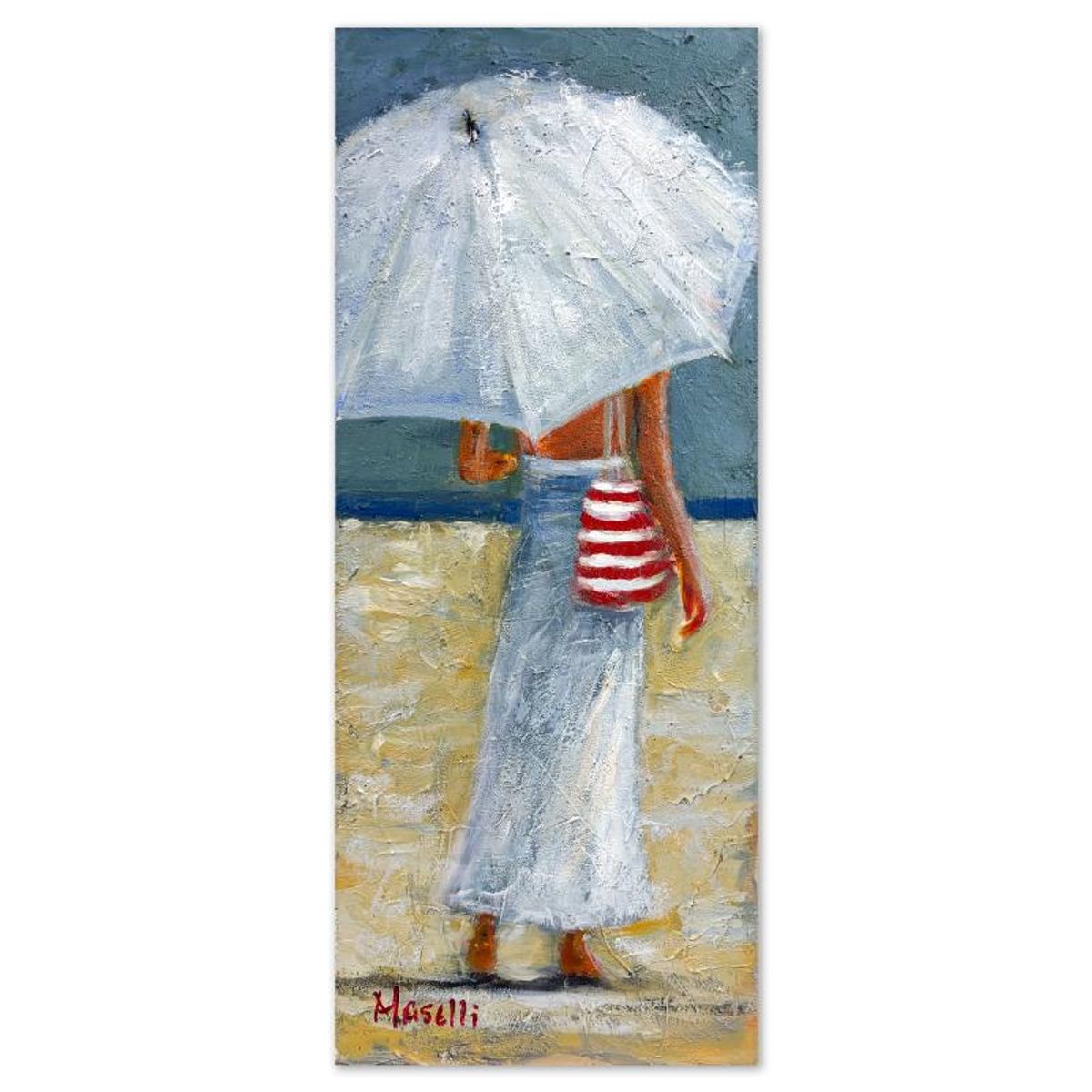 Michael Maselli, Original Painting on Canvas, Hand Signed with Letter of Authenticity.