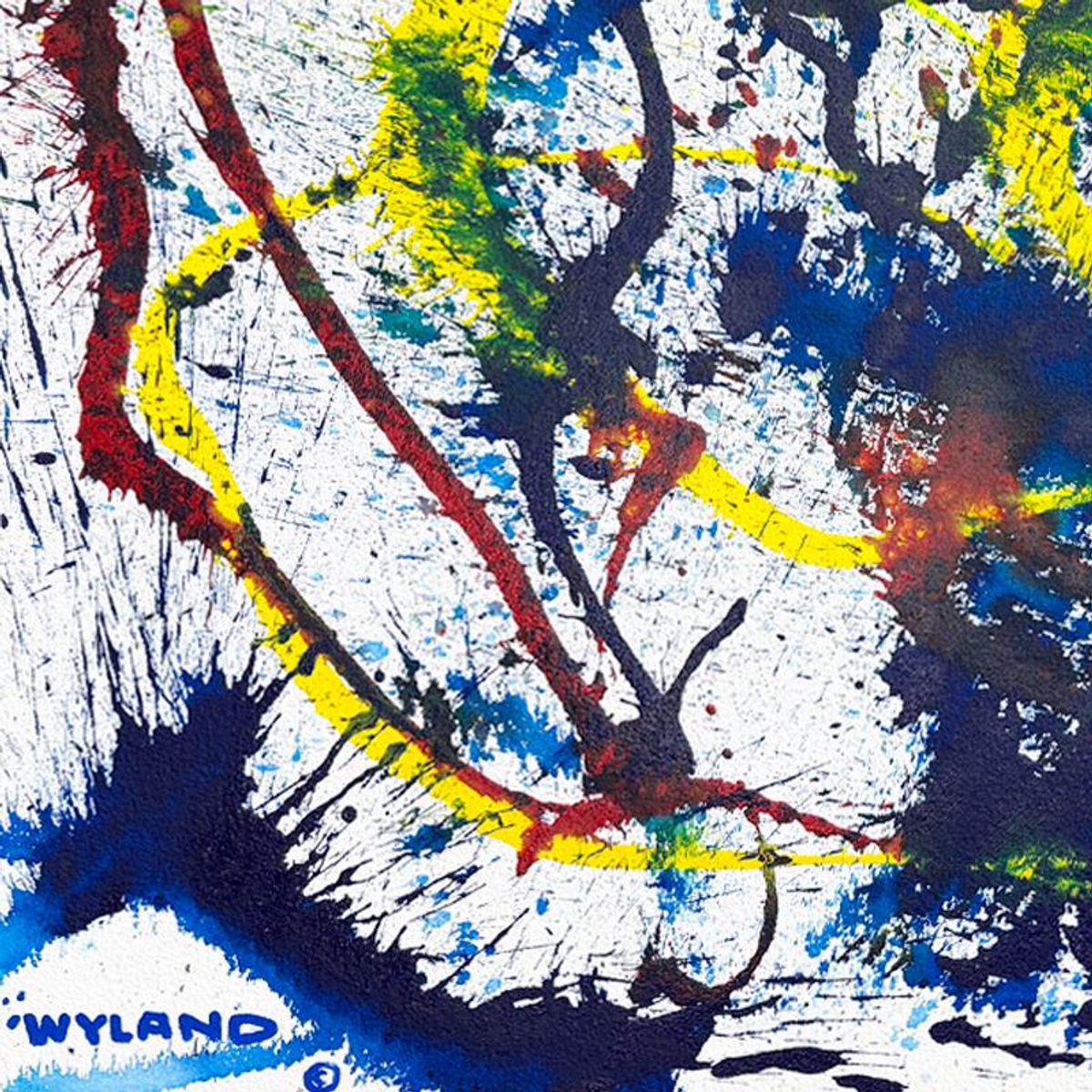 Wyland, Framed Original Watercolor Painting, Hand Signed with Letter of Authenticity.