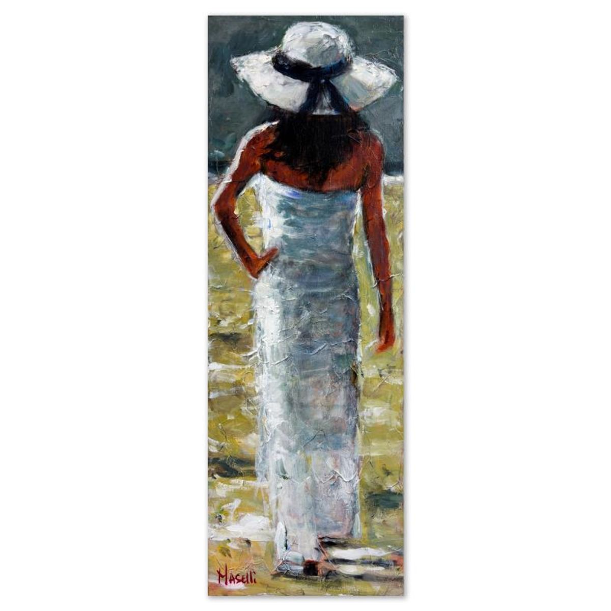 Michael Maselli, Original Painting on Canvas, Hand Signed with Letter of Authenticity.