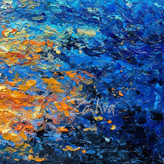 Zahra, Hand Signed Original Acrylic Painting on Canvas with Letter of Authenticity.