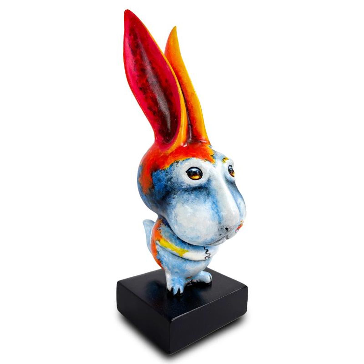 Wang, "Long Ears" Limited Edition Resin Sculpture, Numbered 17/99 and Hand Signed with Letter of Authenticity.