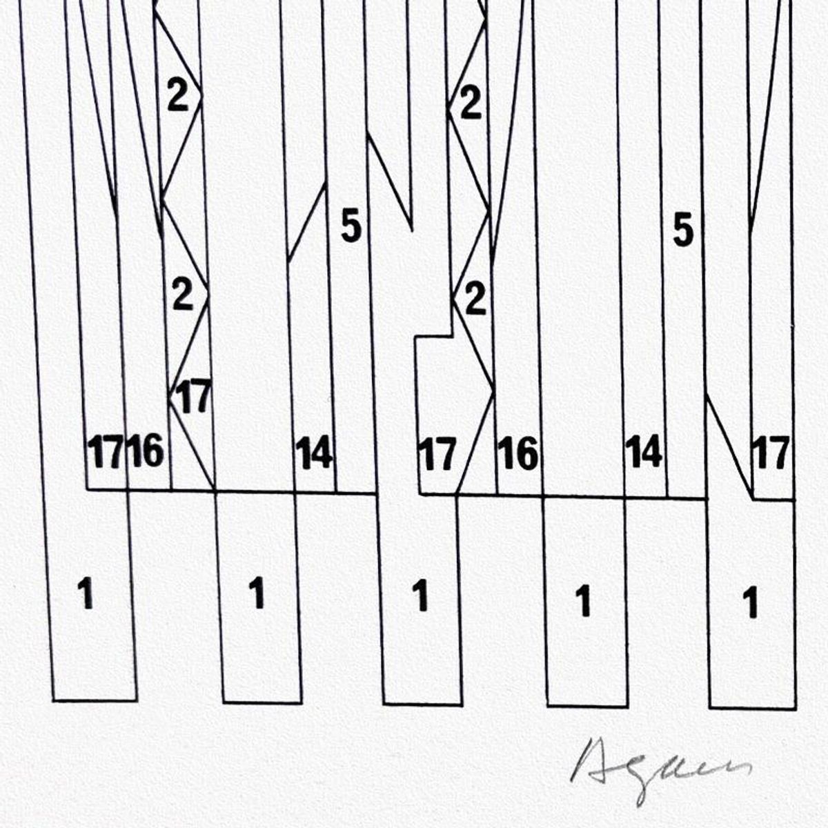 Yaacov Agam (1928-2026), "Plus Minus X 5" Limited Edition Lithograph, Numbered and Hand Signed with Letter of Authenticity.