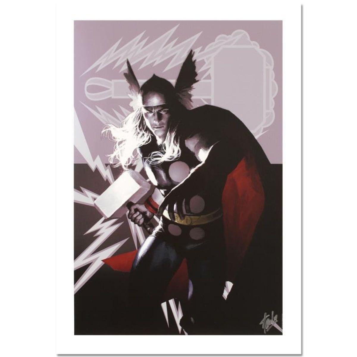Stan Lee Signed, Marvel Comics Limited Edition Canvas 1/10 "Wolverine Avengers Origins: Thor #1 & The X-Men #2" with Certificate of Authenticity.