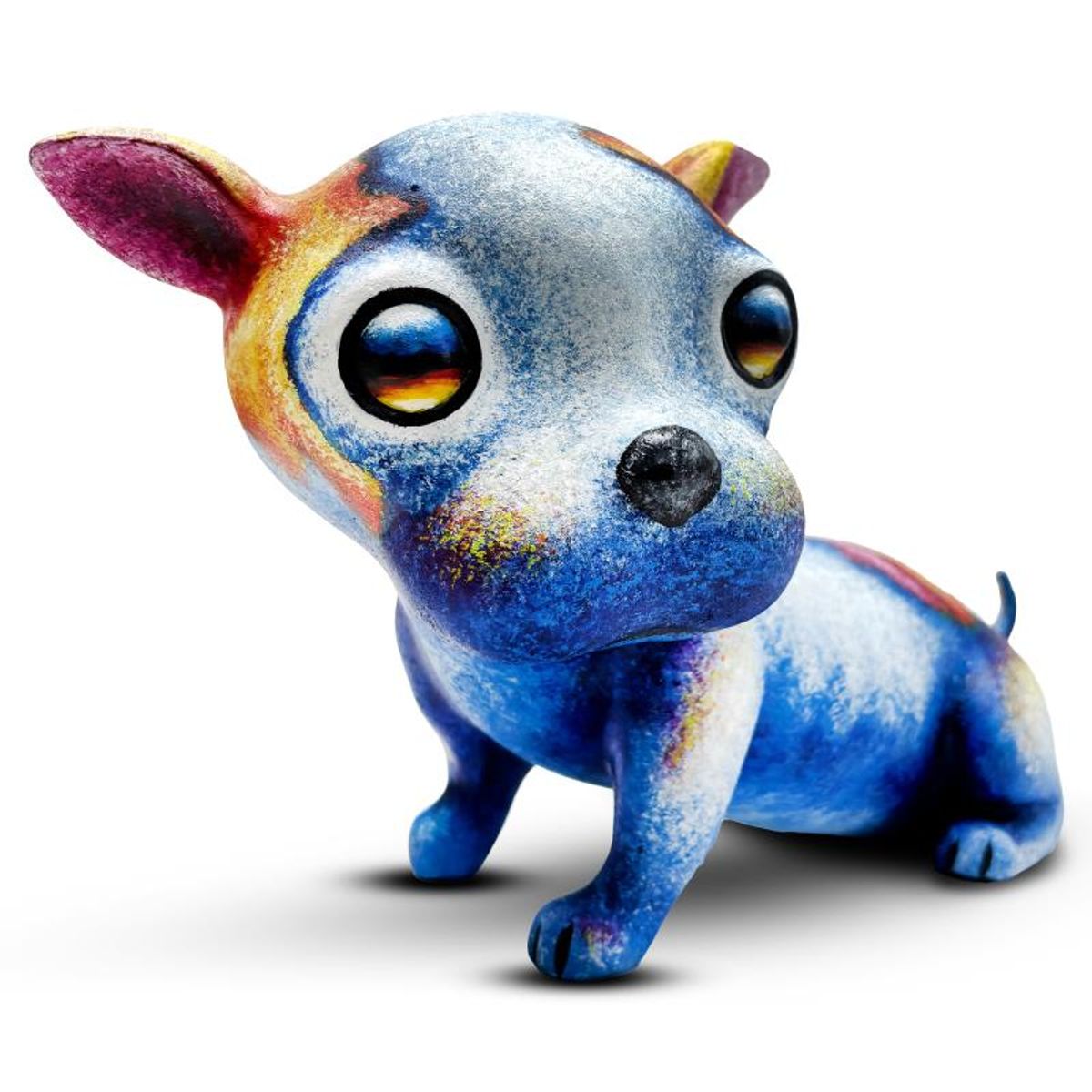 Wang, "Chi Wow Wa" Limited Edition Resin Sculpture, Numbered 15/99 and Hand Signed with Letter of Authenticity.
