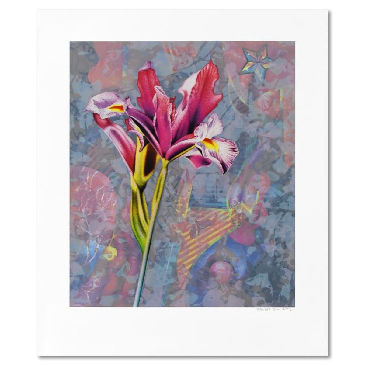 Yankel Ginzburg, "Evening Dress" Limited Edition Serigraph from an AP Edition, Hand Signed with Letter of Authenticity.