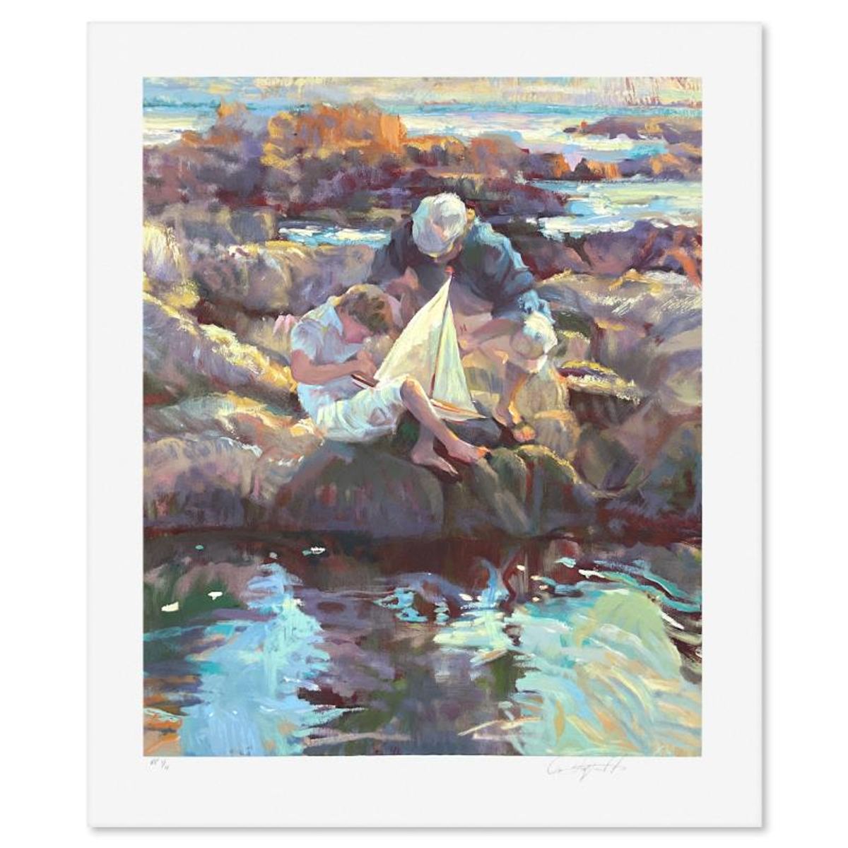 Don Hatfield, "Maiden Voyage" Limited Edition Publisher's Proof Serigraph, Numbered 1/11 and Hand Signed with Letter of Authenticity.