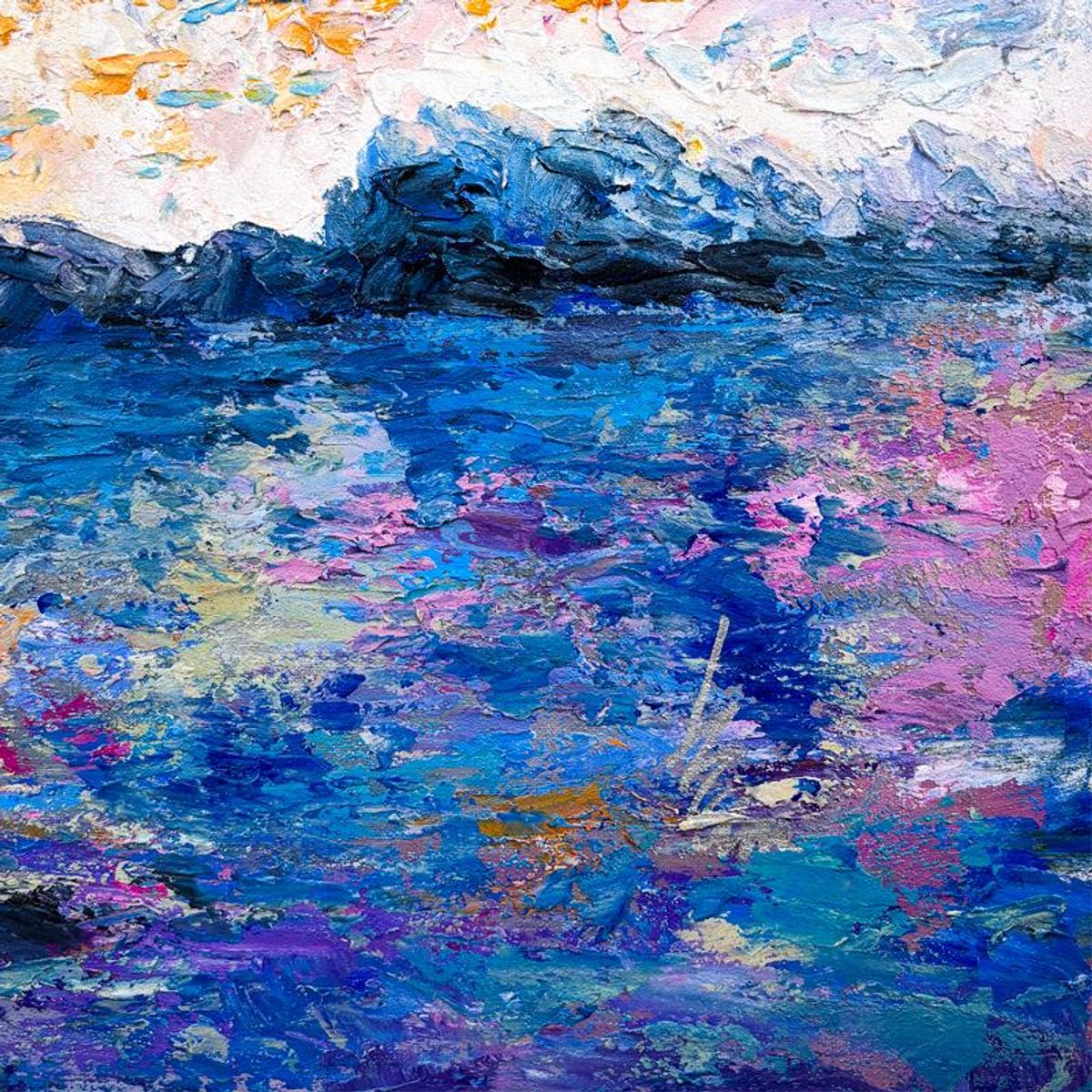 Inam, Original Oil Painting on Canvas, Hand Signed with Letter of Authenticity.