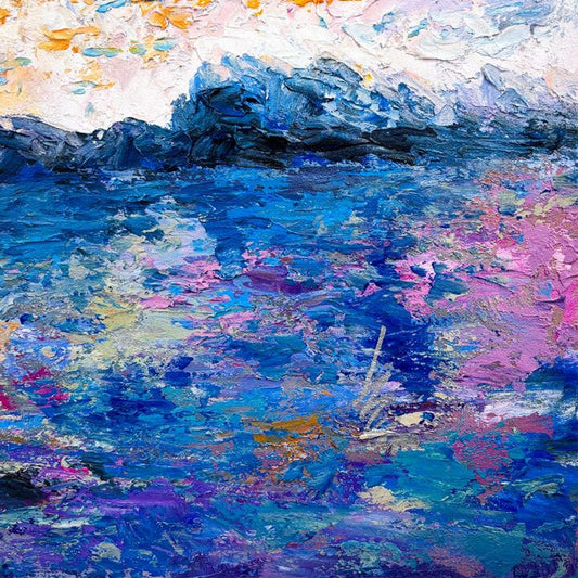 Inam, Original Oil Painting on Canvas, Hand Signed with Letter of Authenticity.