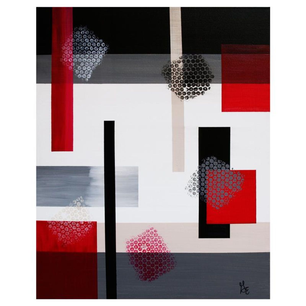 George Marlowe (d. 2026), "Simplicity" Original Acrylic Painting on Canvas, Hand Signed with Letter of Authenticity