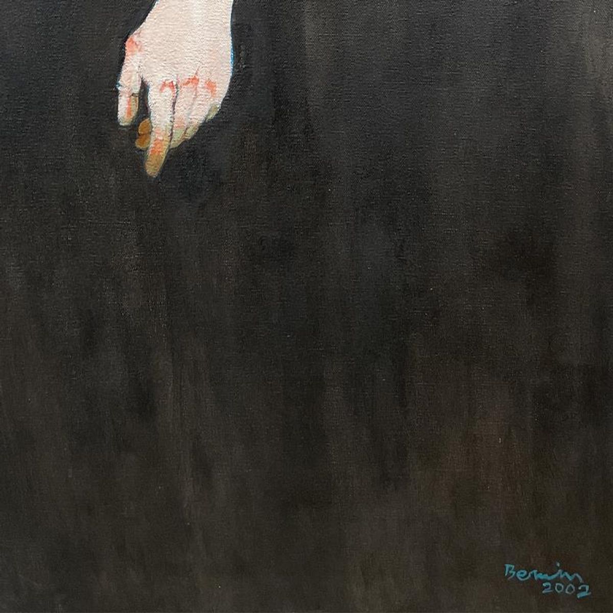 Milton Berwin (1925-2023), Original Painting on Canvas (66" x 52"), Hand Signed with Letter of Authenticity.