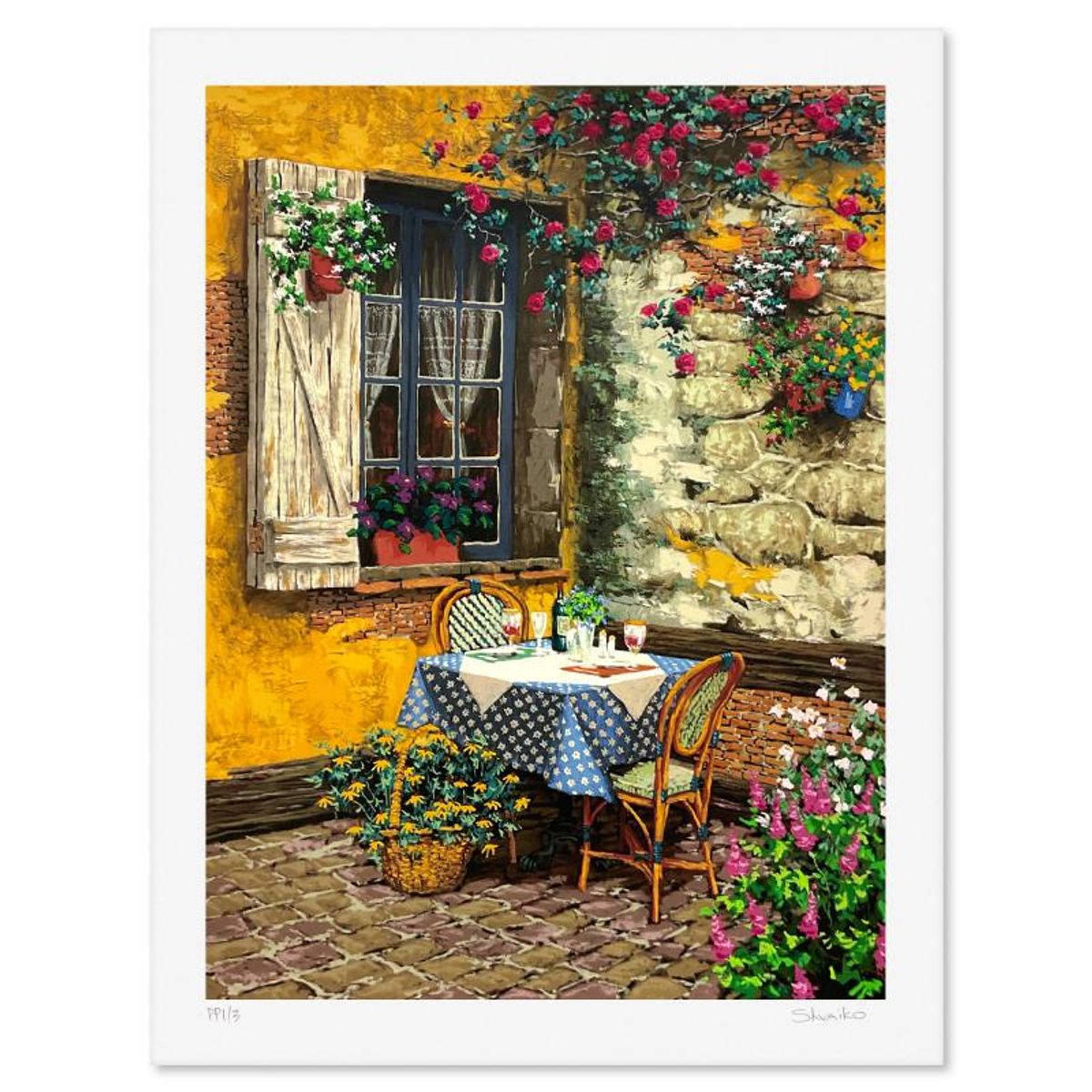 Viktor Shvaiko, Limited Edition Printer's Proof Serigraph, Numbered 1/3 and Hand Signed with Letter of Authenticity.