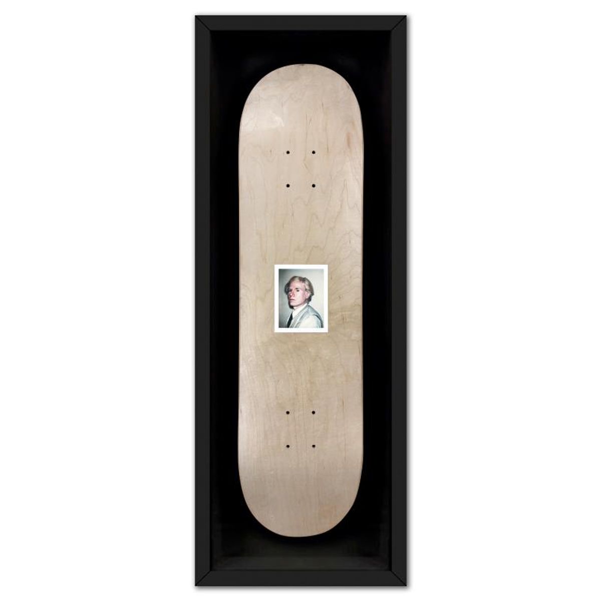 Andy Warhol (1928-1987), "Self-Portrait (Blue)" Framed One-of-a-Kind Unique Edition Skateboard, Signed Inverso with Certificate of Authenticity.
