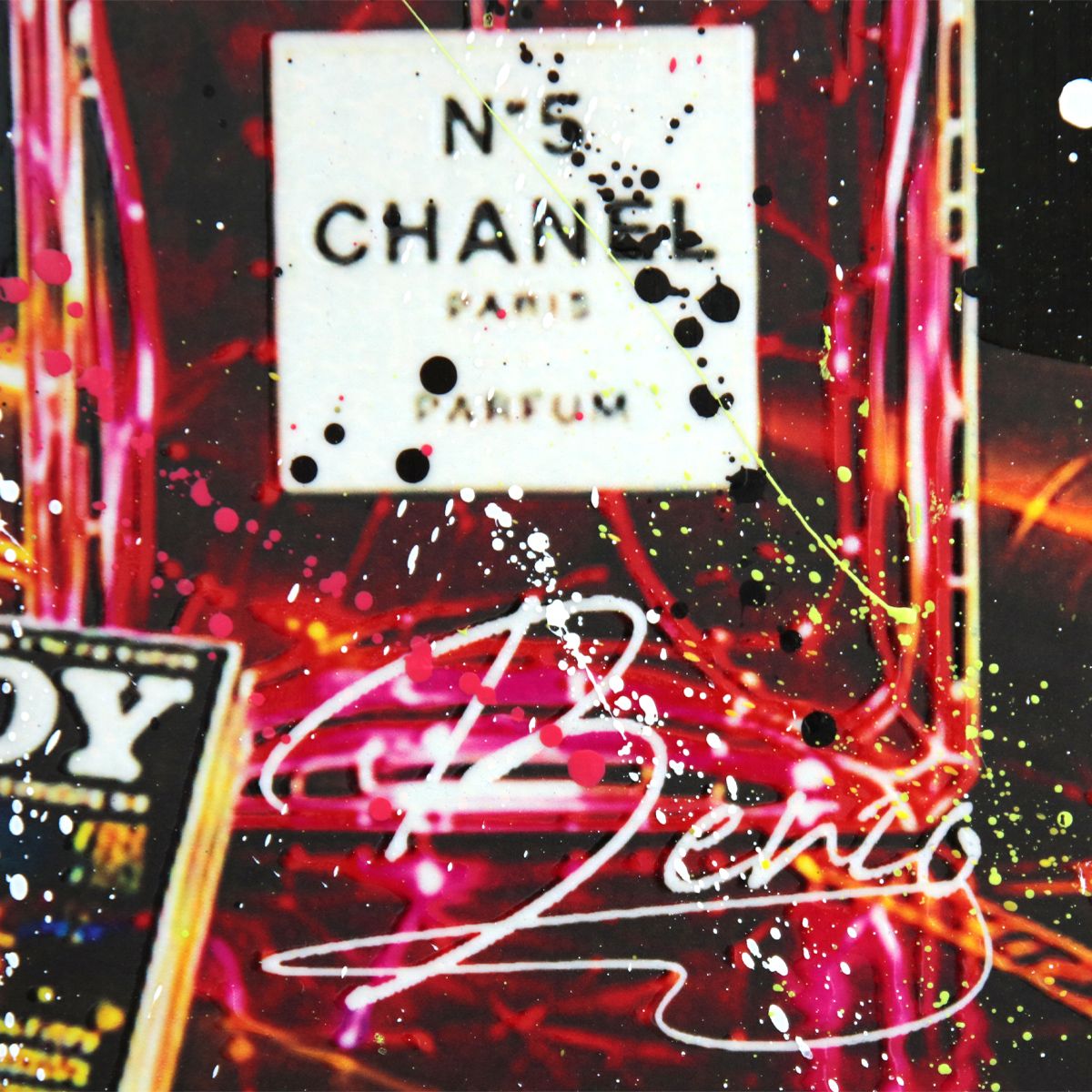 Benzo- Original Mixed media on Steel "Licence to Win"