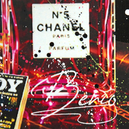 Benzo- Original Mixed media on Steel "Licence to Win"